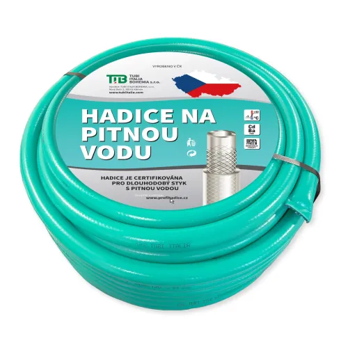 Hadice na pitnou vodu zelená 10x14 mm (3/8")