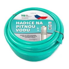 Hadice na pitnou vodu zelená 12,5x17 mm (1/2")